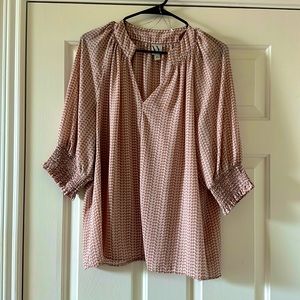 Plus size blouse.